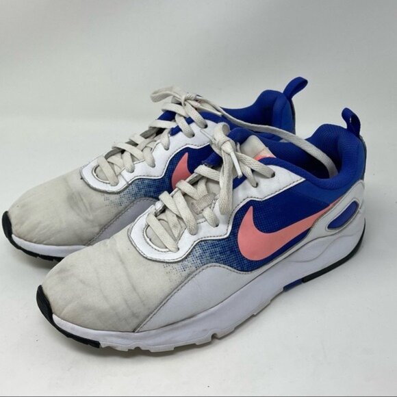 Nike Women's Shoes Runner 882267-100 White and Blue Running Trainers Size 7.5 - Picture 3 of 13